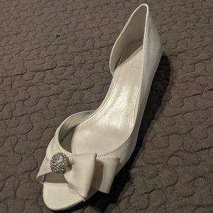David's Bridal Wedding Wedges